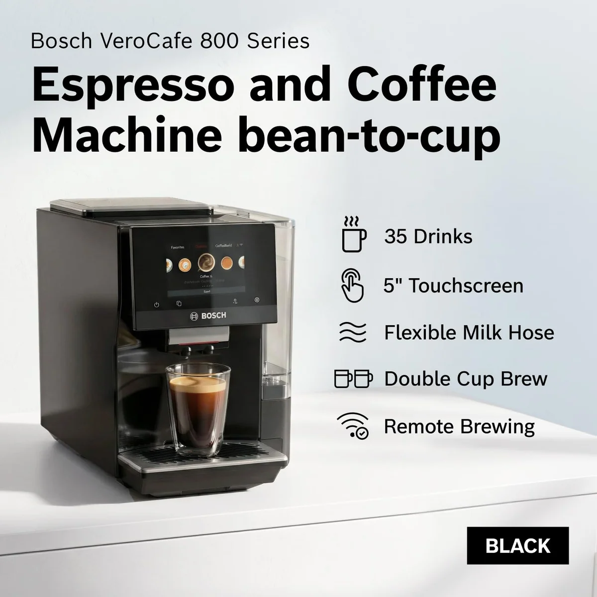 Bosch 800 Series espresso machine, view 2