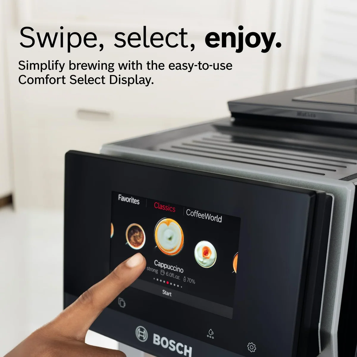 Bosch 800 Series espresso machine, view 5