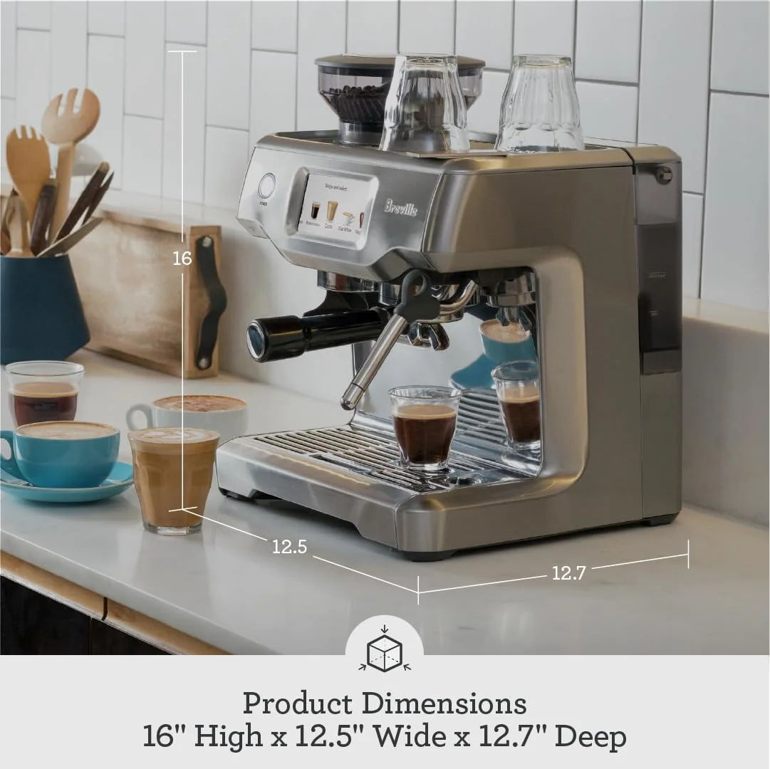 Breville Barista Touch Espresso Machine BES880BTR, Black Tru