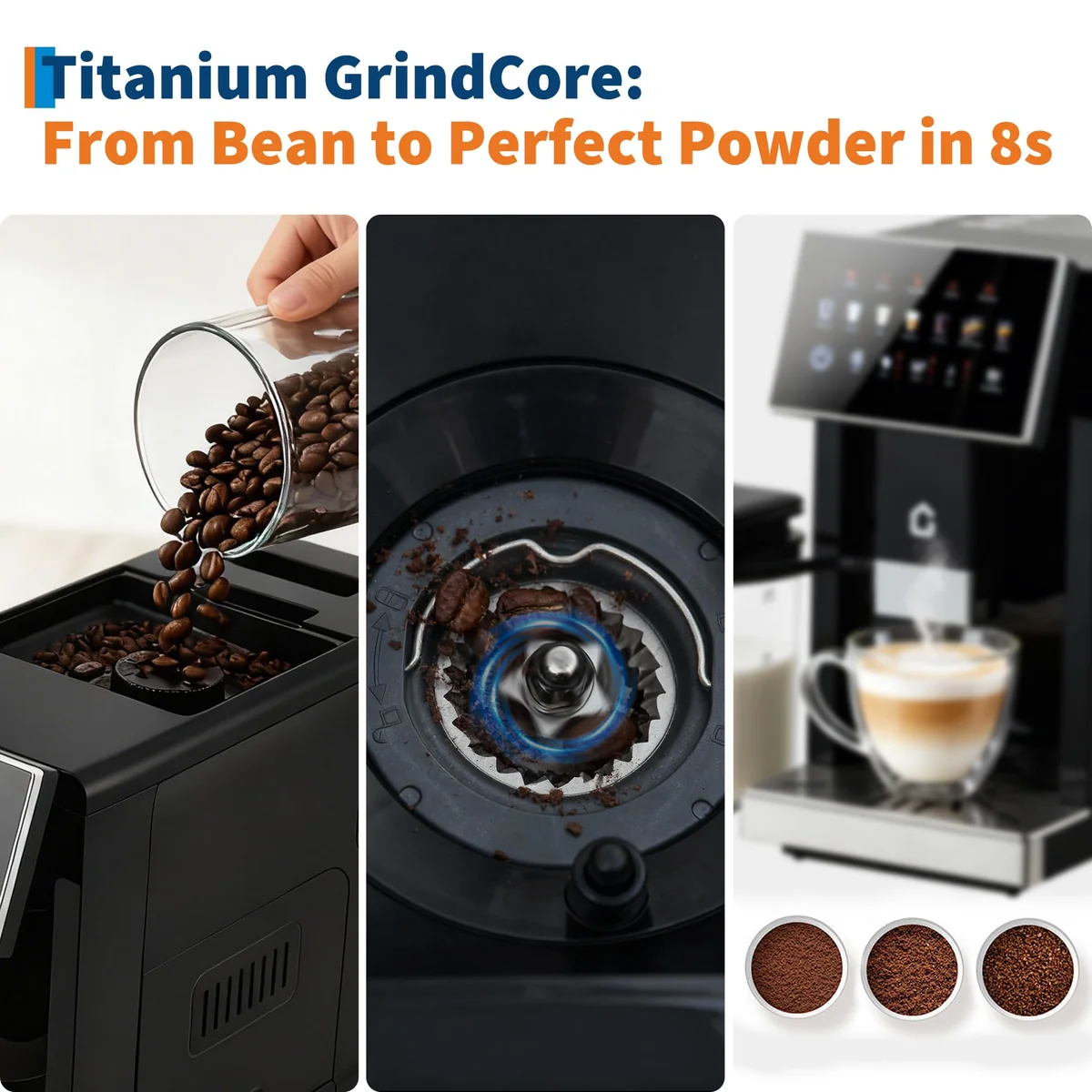 Garvee espresso machine, view 5