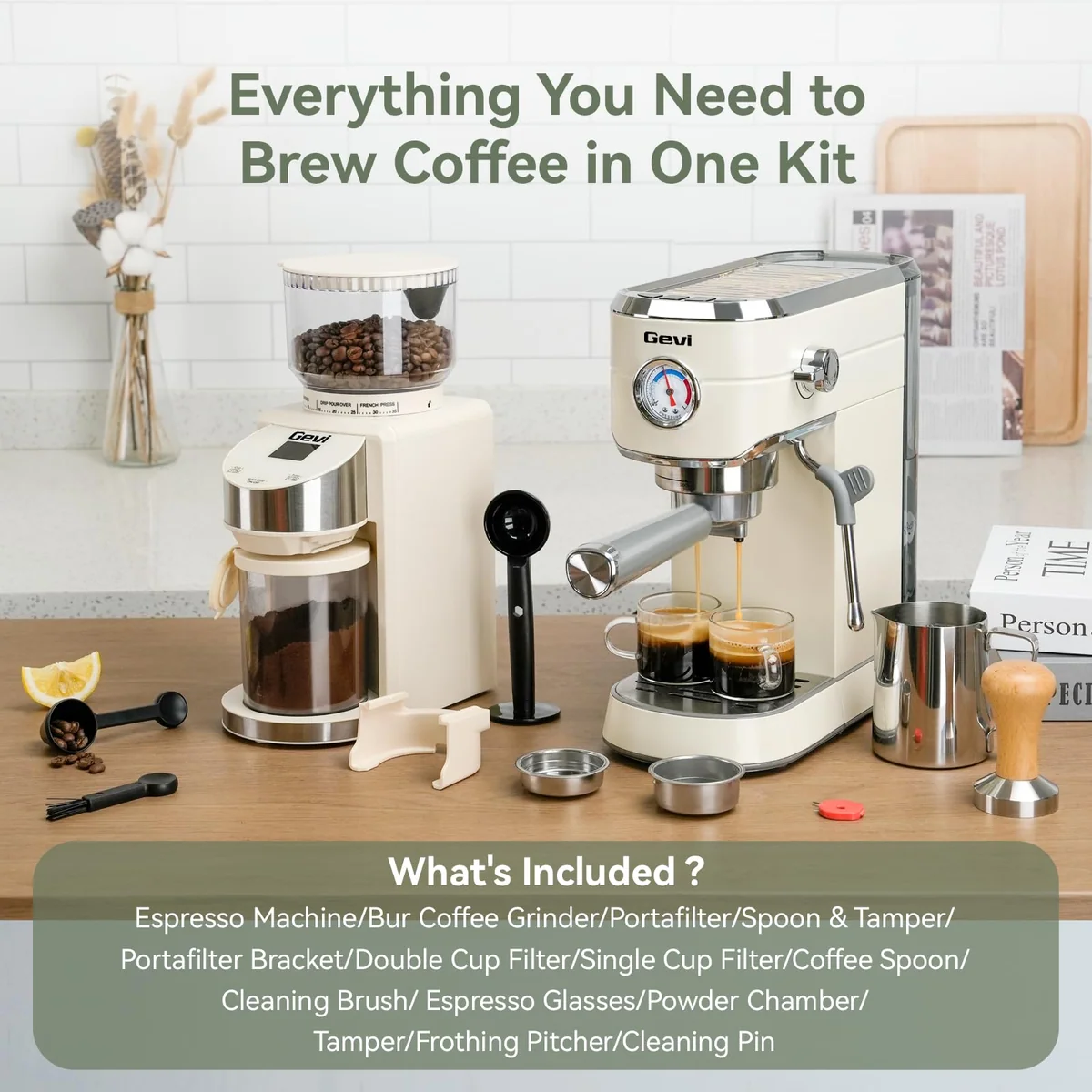 Gevi 20 bar espresso machine, view 2