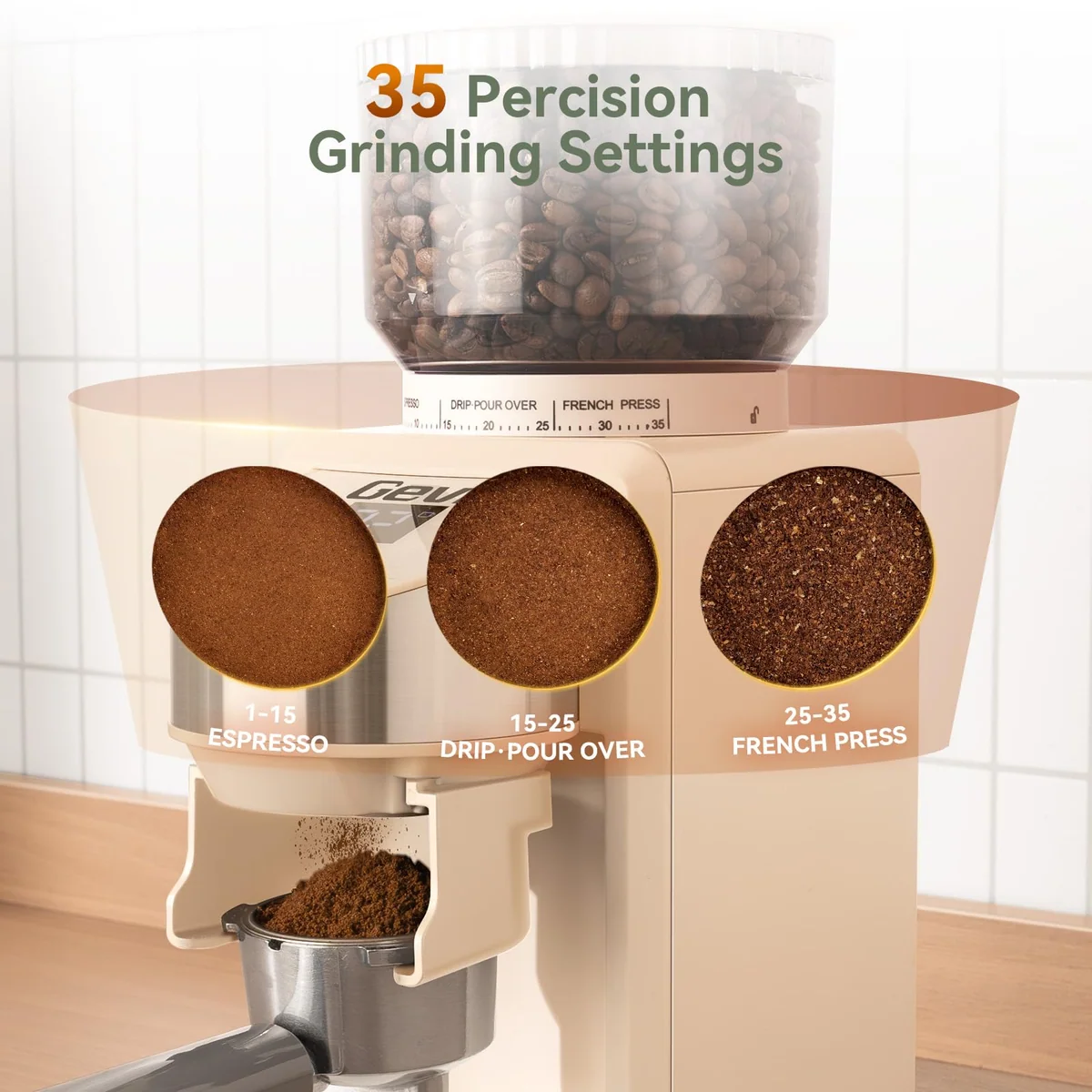 Gevi 20 bar espresso machine, view 5