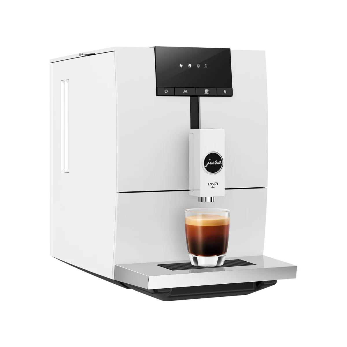 Jura ENA 4 Full Nordic White Automatic Coffee Machine rear view