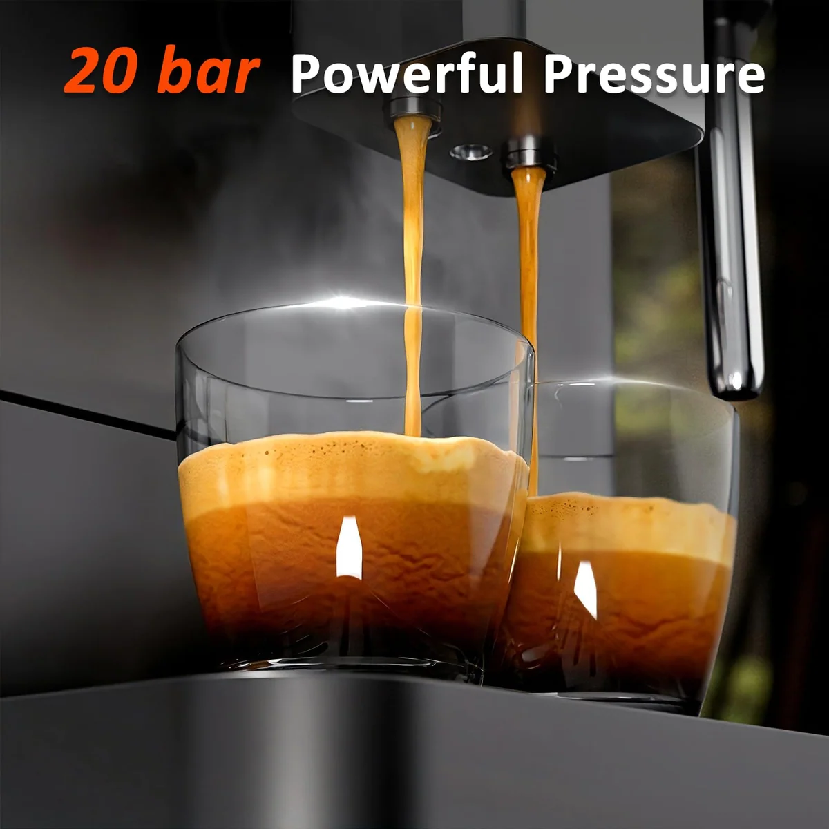 Kndko espresso machine, view 2