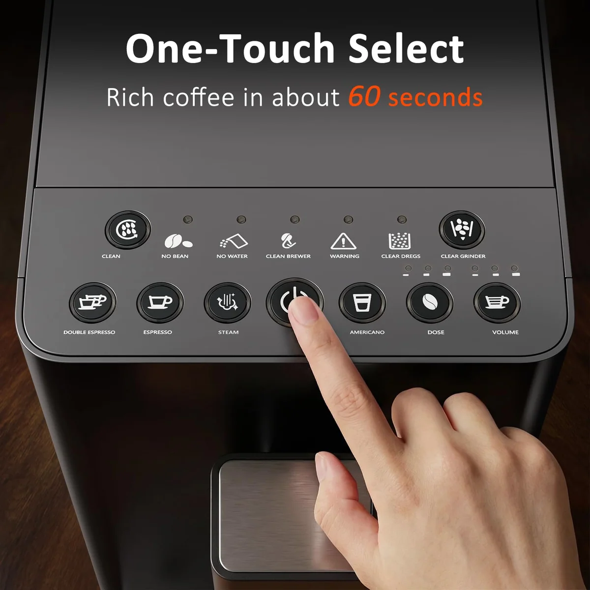 Kndko espresso machine, view 4